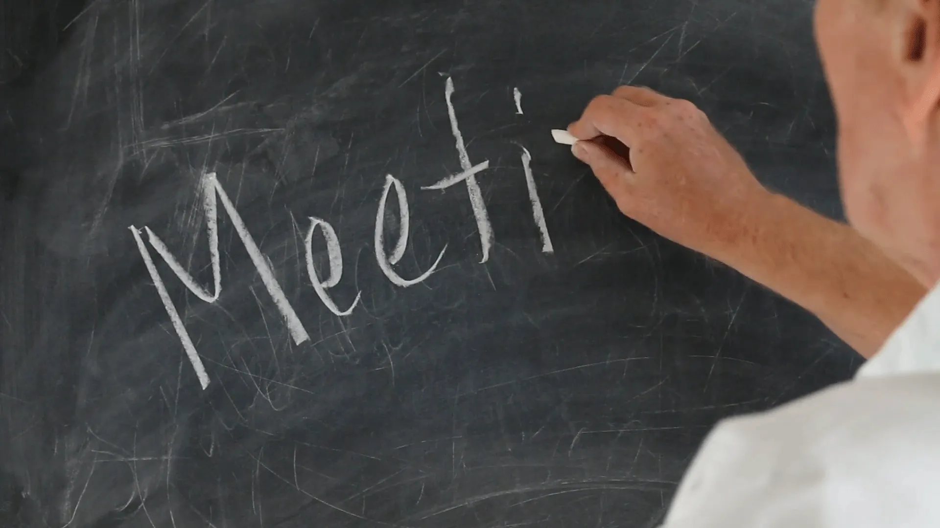 A collaborative business meeting in a modern office.